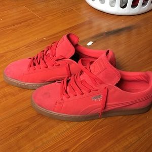 Red Puma Suede size 12 men